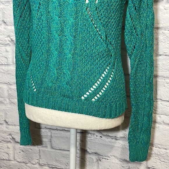 AMERICAN Eagle Boat Neck Knit Sweater 100% Cotton Size Small - Picture 8 of 10